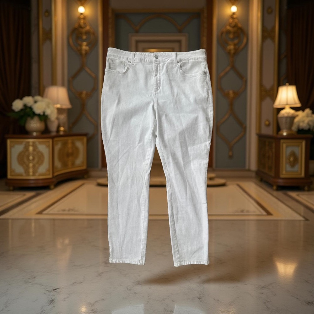 NYDJ AMI Skinny Ankle Jeans “Liftxtuck Technology”-Stretch Mid Rise Women 14! - Picture 5 of 16